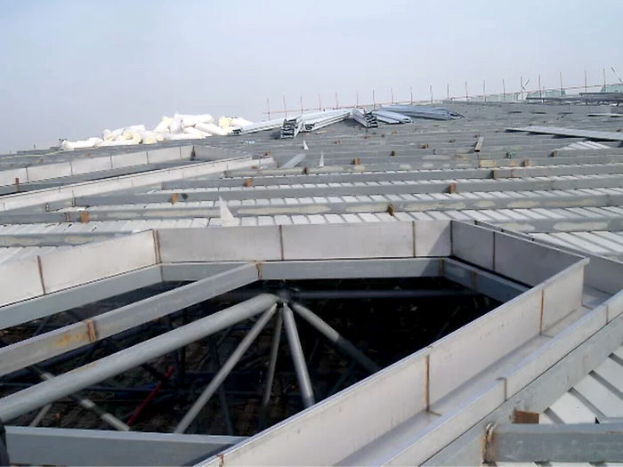 扬州安吉县体育馆网架